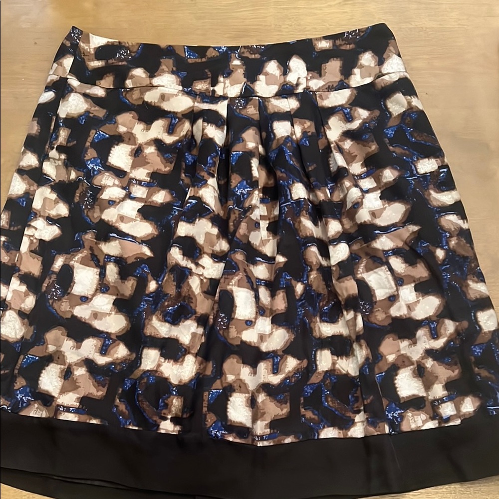 Dana Buchman Size 14 Black and Brown Women's Skirt